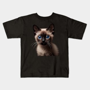 Siamese Cat - A Sweet Gift Idea For All Cat Lovers And Cat Moms Kids T-Shirt